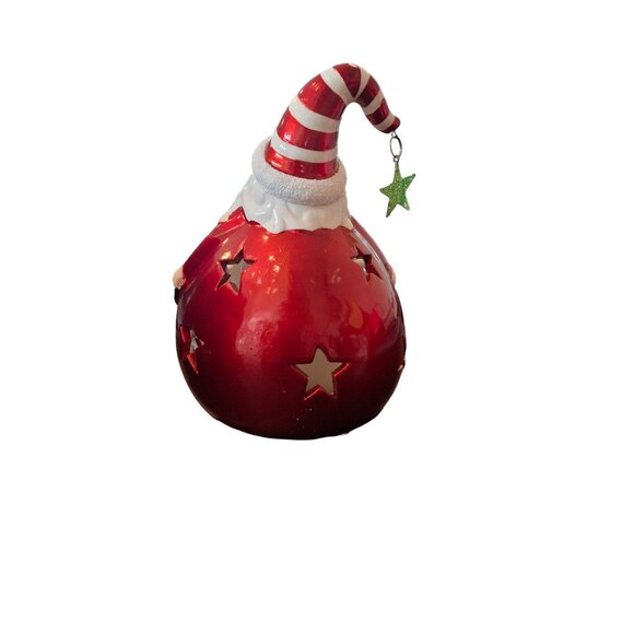 Home Reflections Whimsical Christmas Santa Luminary Flameless Candle Timer Boxed - Picture 3 of 10